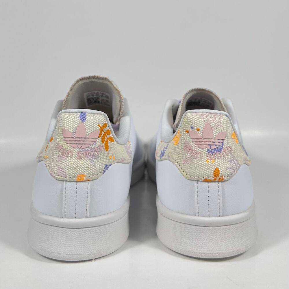 Adidas Stan Smith W “Floral Patch” White/Lilac — Women’s 8.5 — Brand New 🌸 - Picture 7 of 9